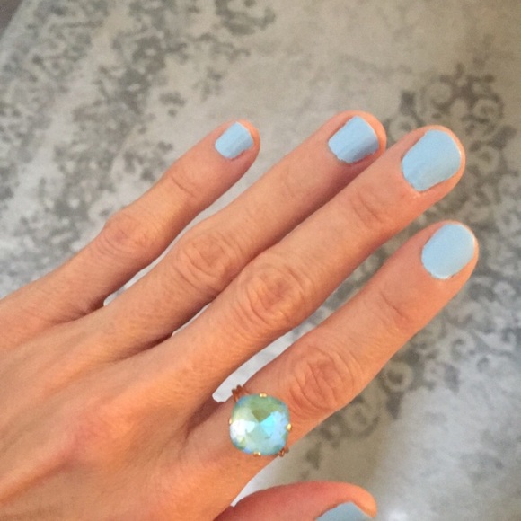 Aquamarine Crystal Ring - Picture 4 of 12